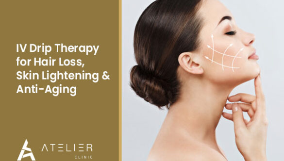 IV Drip therapy for hair loss, skin lightening & anti-aging