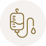 IV drip therapy icon