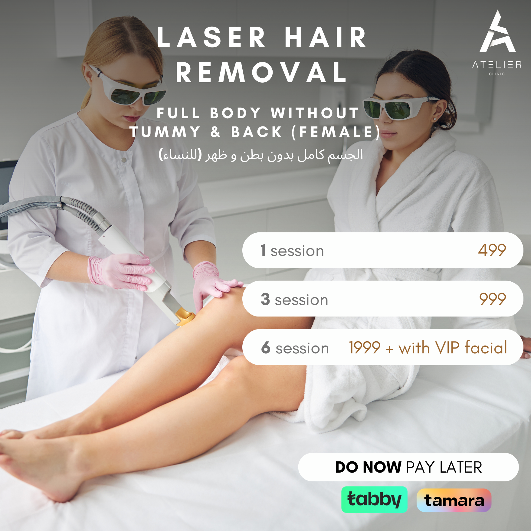 Laser Hair Removal Full Body Package